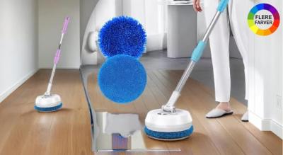 Trådløs elektrisk spinmoppe - blå eller hvid