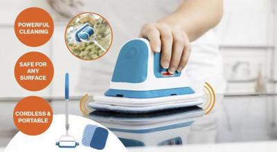 Swift Scrub - Trådløs og letvægts rengøringsmaskine med vibration, sonisk effekt og skafttilkobling til alle overflader