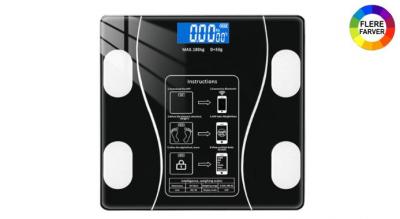 Badevægt med kropsanalyse - mål din kropsvægt, BMI og muskelmasse