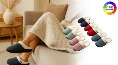 Strikkede indendørstøfler - varme, bløde og uimodståeligt behagelige!