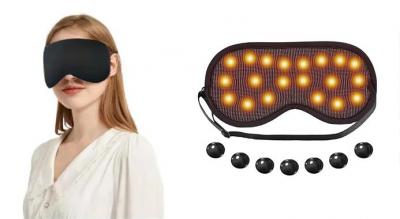 Sovemaske fremstillet i blød plys med magneter. For en dybere hvile og bedre restitution!