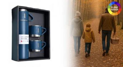 Termosæt i rustfrit stål, der holder dine drikke perfekt varme eller kolde i op til 12 timer!