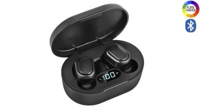 Trådløse in-ear høretelefoner med bluetooth og lang batteritid