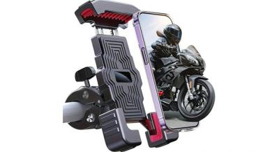 Mobilholder til cykel, scooter, barnevogn og motorcykel - stødabsorberende