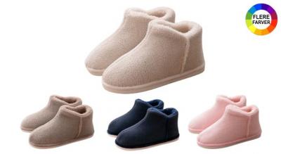 Åndbare plys indendørssko til mænd og kvinder