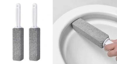 Uanset om det er kalk i toiletskålen, pletter på badeværelsesfliserne eller fedt på grillen, er denne pimpstensrensepind din nye hjælper.