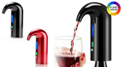 Elektrisk vin-dekanter der ilter, bevarer og forfiner - helt automatisk