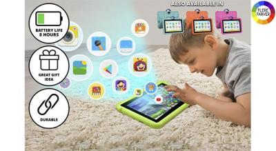 7-tommer Android-tablet til børn med WiFi - 4 farver!