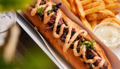 Pepito Sandwich Combo @ Fuego  - Eksplosiv Kombi af Kød, Chimichurri & Chipotle