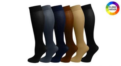 Støttestrømper i unisex-design - beskytter benet og fremmer blodcirkulation