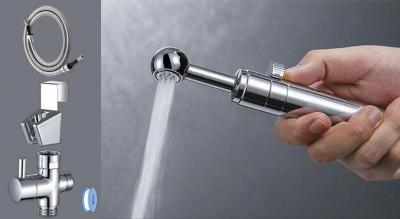 Hygiejnisk multifunktionel bidet-bruser i enkelt design