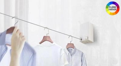 Udtrækkelig tørresnor til vasketøj