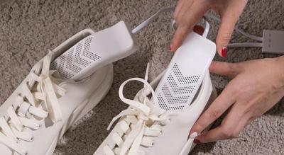 Smart og praktisk sko­tørrer med timerfunktion