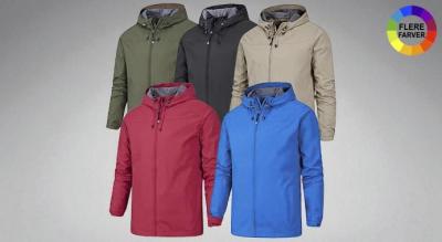 Let, vandtæt regnfrakke - 8 størrelser, 6 farver | Vindtæt udendørsjakke