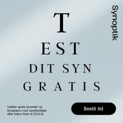 GRATIS synsprøve lige nu hos Synoptik