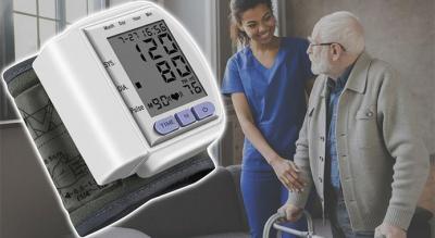 Automatisk håndledsblodtryks- og pulsmåler - fitness-tracker og smart sundhedsur