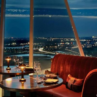 Spektakulær panoramaudsigt 76 meter over jorden