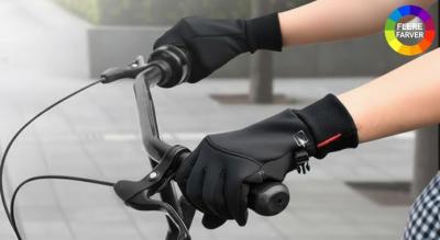 Termiske vinterhandsker med touchscreen og skridsikkert greb - imiteret fleece, unisex, til udendørs brug