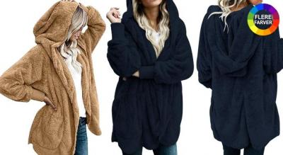 Oversized hættetæppe med lynlås til voksne (S-5XL)