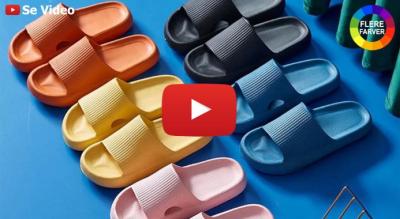 Trendy og behagelige hjemmesko - til indendørs og udendørs brug