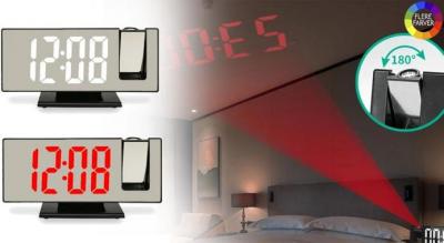 Gør dine morgener nemmere og mere inspirerende med vores multifunktionelle LED-projektions digitalvækkeur