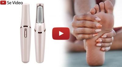 Professionel USB-genopladelig hård hud-fjerner fodfil - Elektrisk skønhedspleje for glatte fødder i salonkvalitet