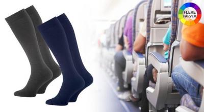 2 Par komfortable kompressionsstrømper - vælg mellem flere størrelser