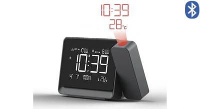 Smart projektionsvækkeur med Bluetooth &amp; LED-display