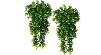 2 eller 4-pak kunstige hængeplanter