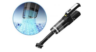 Kraftfuld trådløs håndstøvsuger til bil med LED-lys