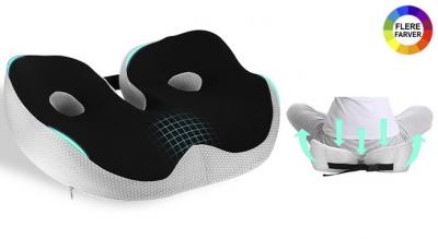 Oplev maksimal komfort med en ergonomisk ortopædisk pude i memory foam - perfekt til kontoret, bilen eller hjemmet!