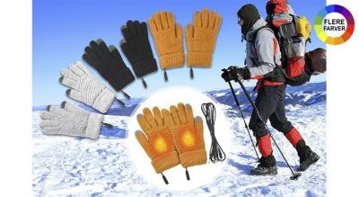 Vinterhandsker med termoforing og touchskærm - vindafvisende, klassisk pasform