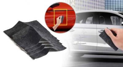 4 stk. bilreparationsklude lavet af nano-polyesterfiber - fjern nemt dine ridser!