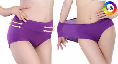 3 stk. sæt bambusfiber trusser (L-3XL)