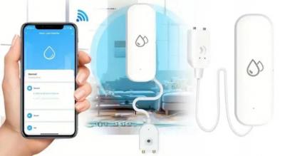 Opdag dine vandlækager hurtigt og effektivt med denne smarte og trådløse detektor, som nemt styres via en app
