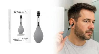 Øremassageværktøj designet til at lindre tryk og spændinger på en naturlig, behagelig og enkel måde.