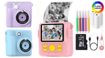 Indfang barndommens magi - print, leg og læring samlet i ét smart børnekamera