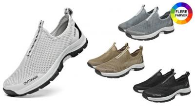 Åndbare slip-on sneakers til mænd