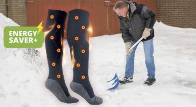 Selvopvarmende knæstrømper - energibesparende, åndbare, universal pasform