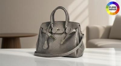 Designer-inspireret læderhåndtaske - 9 farver