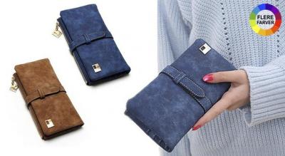 Damepung i imiteret ruskind - perfekt til sommerstil!