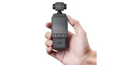 Portabel videokamera 1080P - WiFi, Billedstabilisering &amp; 64 GB TF-kort