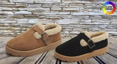 Varm fleeceforet ankelstøvler