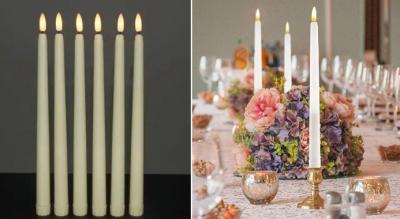 Skab en hyggelig og tryg stemning med denne 6-pak flammesløse LED-lys med fjernbetjening