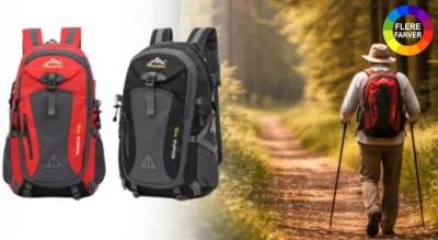 Alsidig og vandtæt rygsæk med smart 40L opbevaring, justerbare skulderstropper og god bærekomfort til udendørs aktiviteter