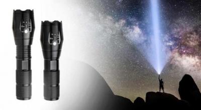 Kraftig genopladelig LED-lommelygte - i vandtæt og let design