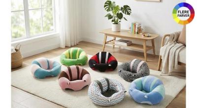 Børne plysstol i dyreform - 9 varianter