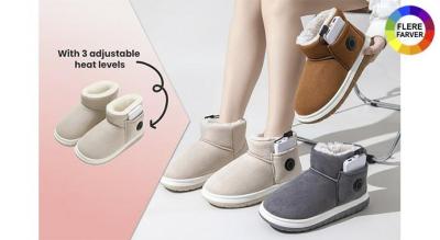 Designer-inspirerede elektriske varme støvler - powerbank valgfri