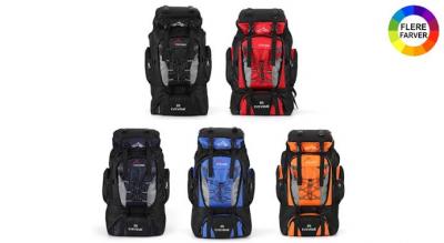 Pak til eventyret uden kompromis med denne slidstærke 80-liters rygsæk, der har plads til alt, hvad du behøver