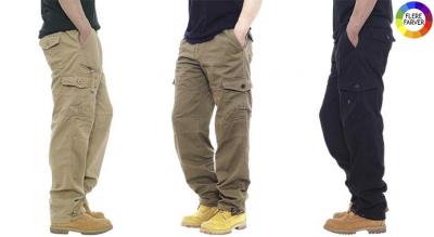 Arbejdsbukser med lommer til mænd